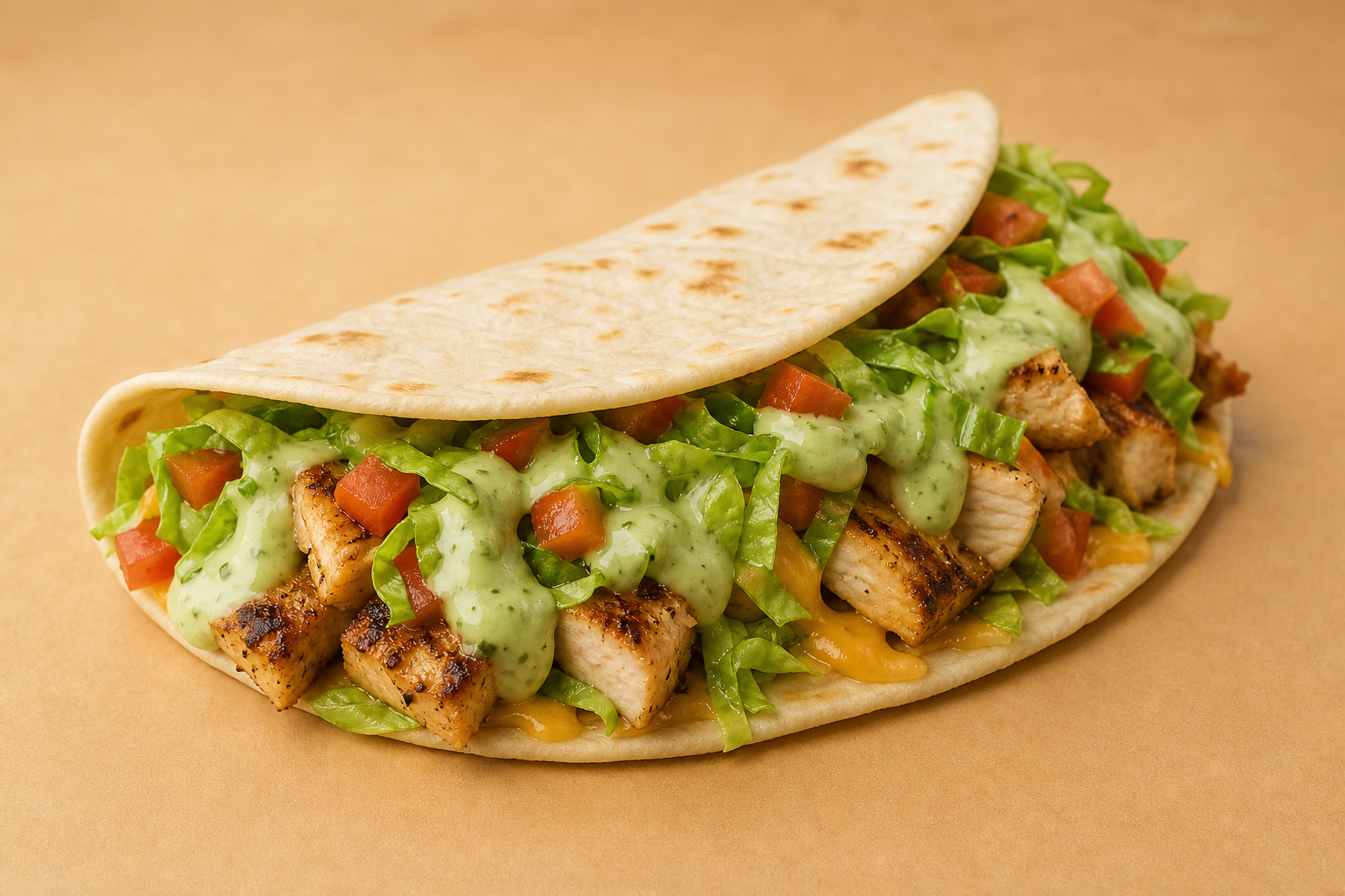 Avocado Ranch Chicken Stacker