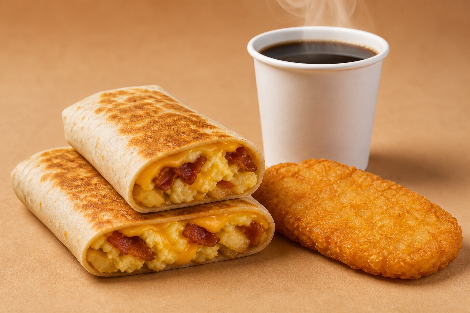 Grande Toasted Breakfast Burrito Combo