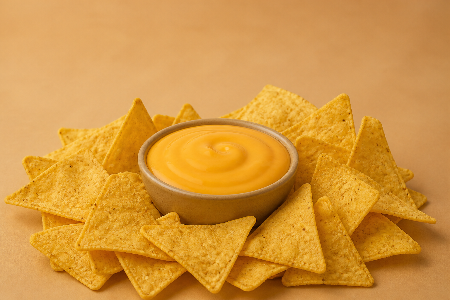 Chips and Nacho Cheese Sauce
