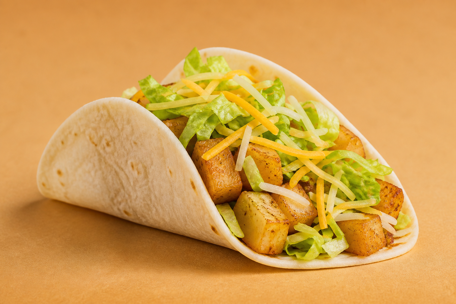 Spicy Potato Soft Taco