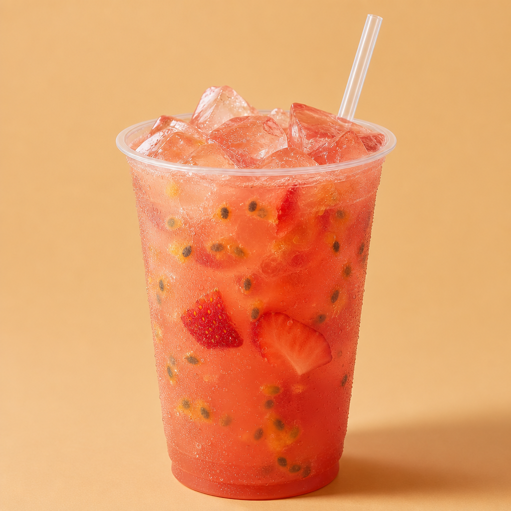Strawberry Passionfruit Agua Refresca